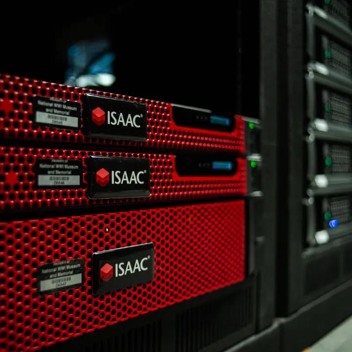 A view of an Electrosonic built AV rack filled with the latest in AV hardware.