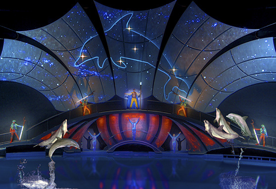AV System Design at AT&T Dolphin Tales, Georgia Aquarium