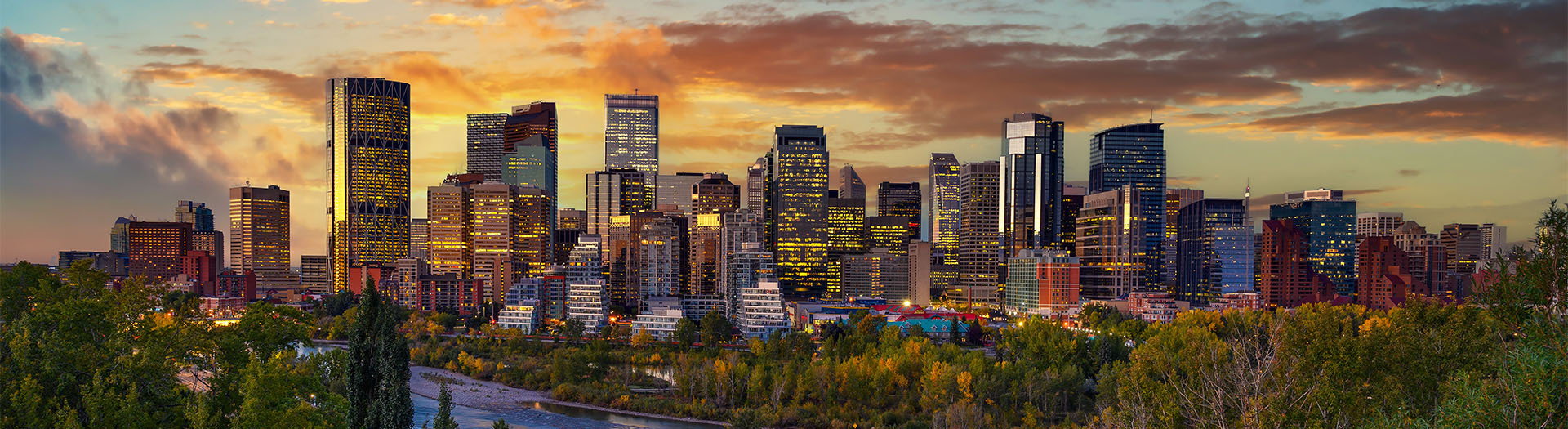 Calgary Alberta Skyline