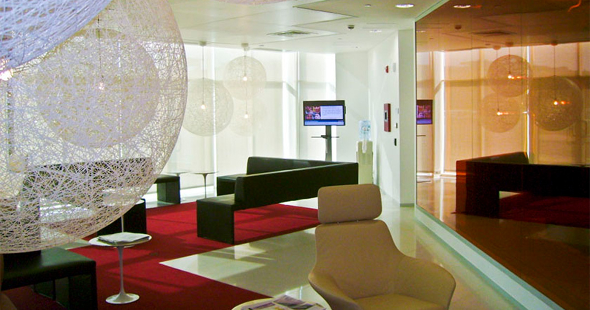 The experience center at Cisco's Dubai HQ.
