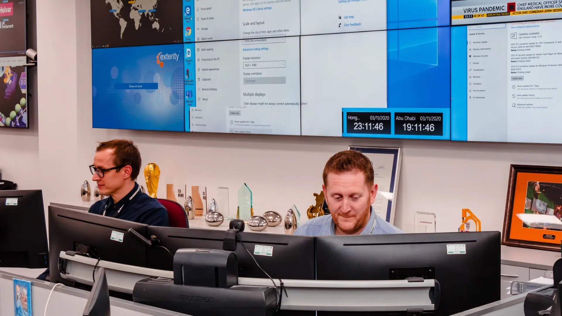 Electrosonic remote support technicians troubleshoot AV systems in real time to maintain reliable performance.