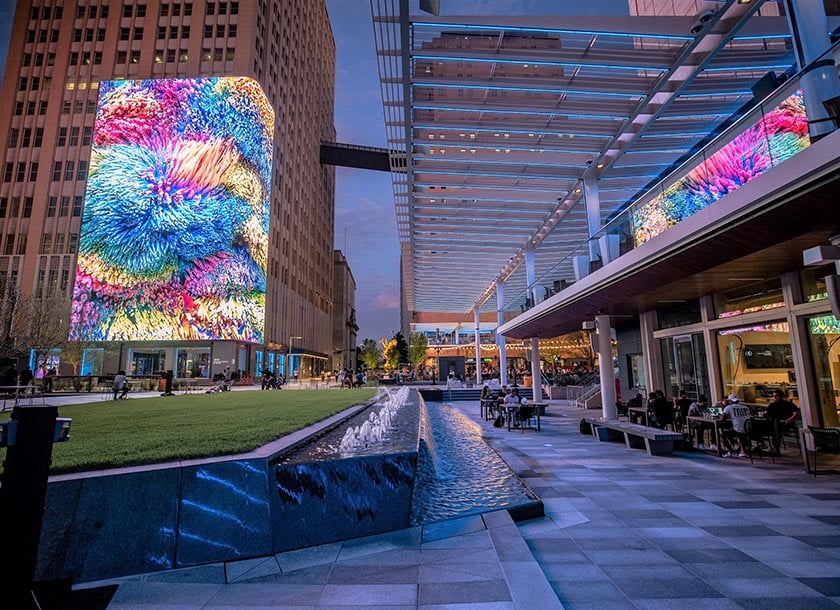 Media Wall at AT&T Discovery District - Preview
