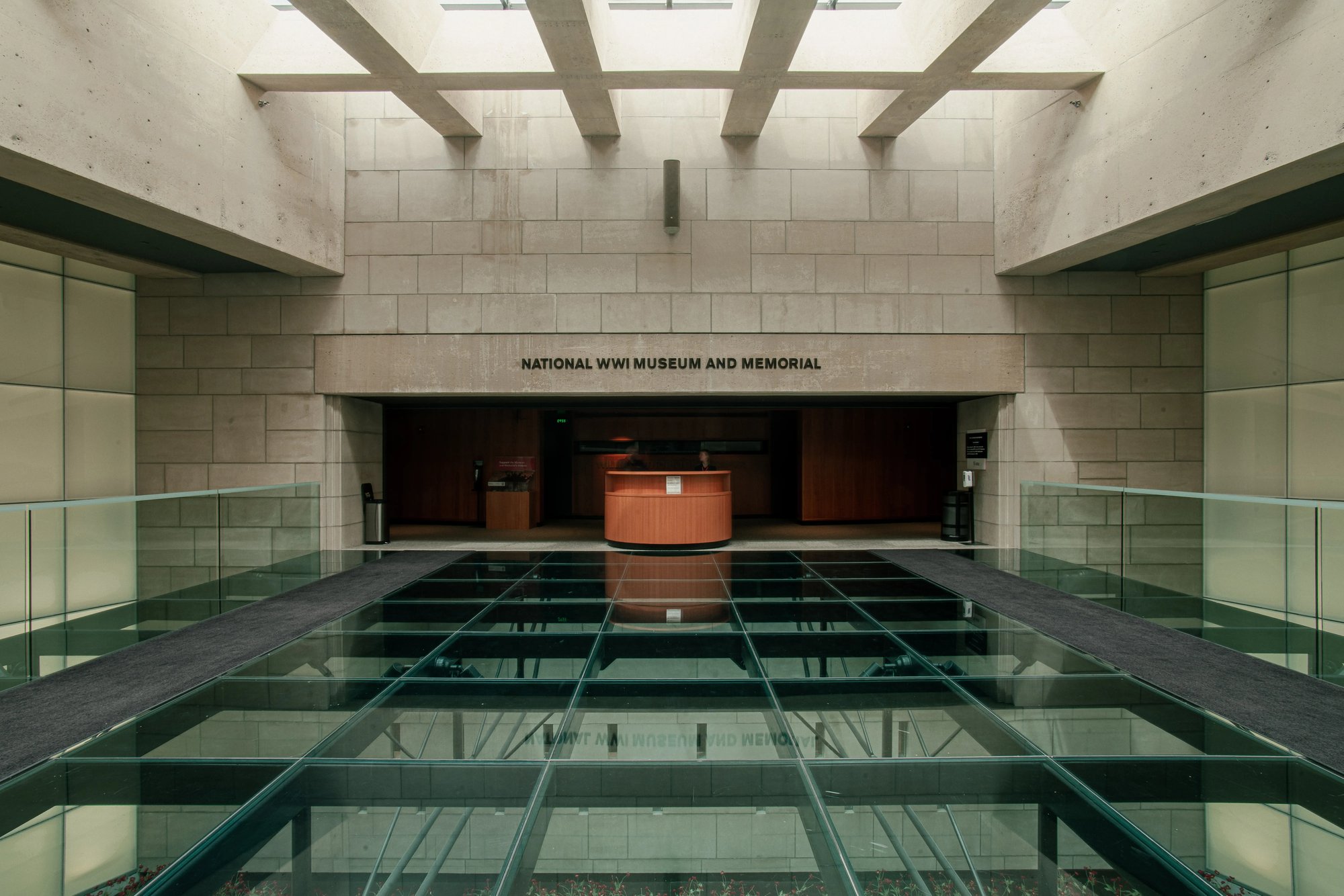 The exterior structure of the WWI Museum and Memorial
