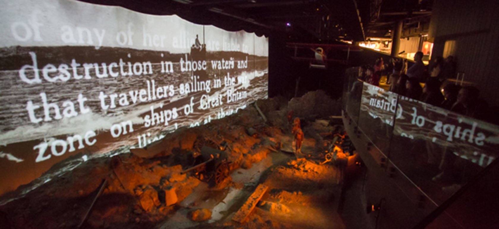 Marquee exhibit at the National World War I Museum & Memorial.