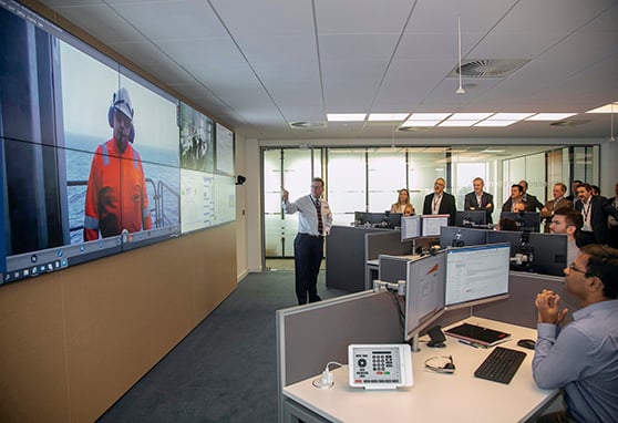 Control Room at Repsol Sinopec Resources UK.