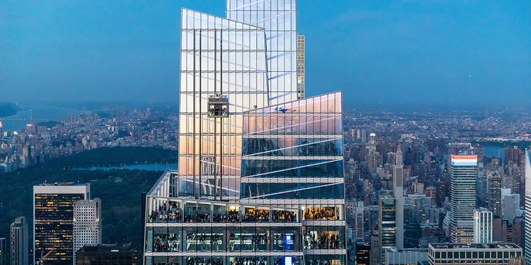 The observation deck at One Vanderbilt. 