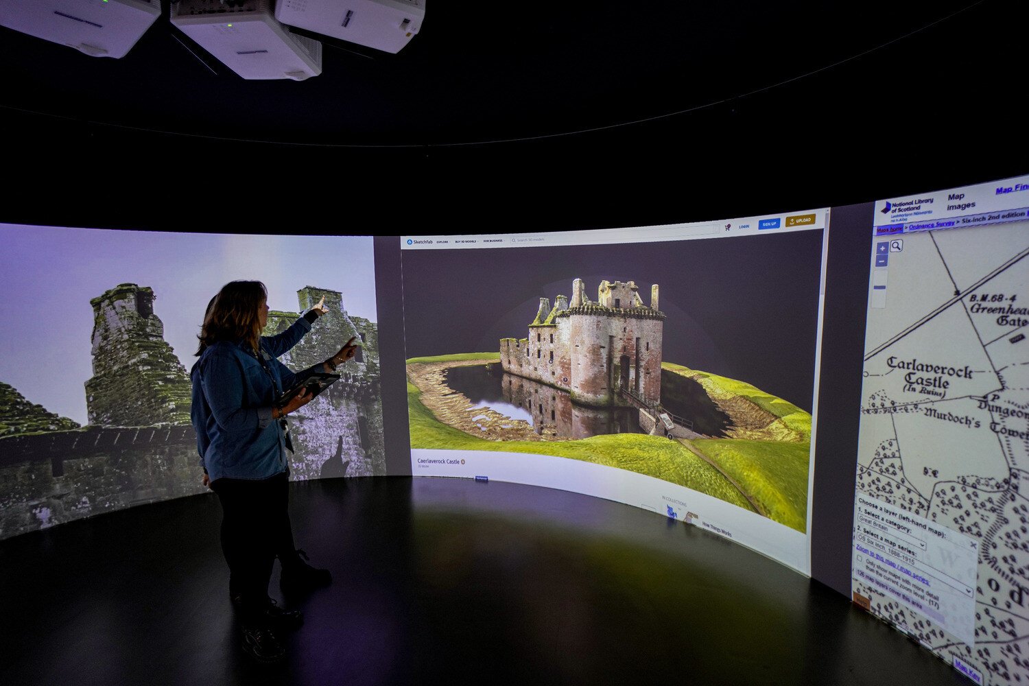The Engine Shed features state-of-the-art audiovisual installations, including large digital displays and interactive touchscreens that explore Scotland’s built environment and innovation. These AV elements create an engaging and educational experience, blending historical context with modern technology.