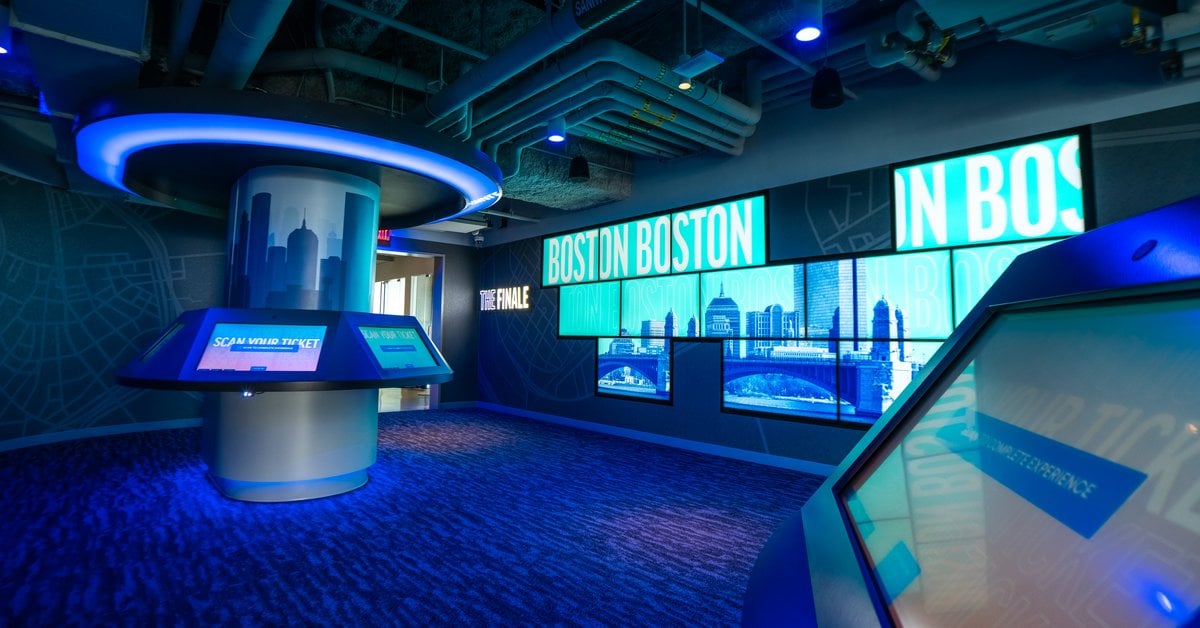 Observation desk experience at the View Boston exhibit