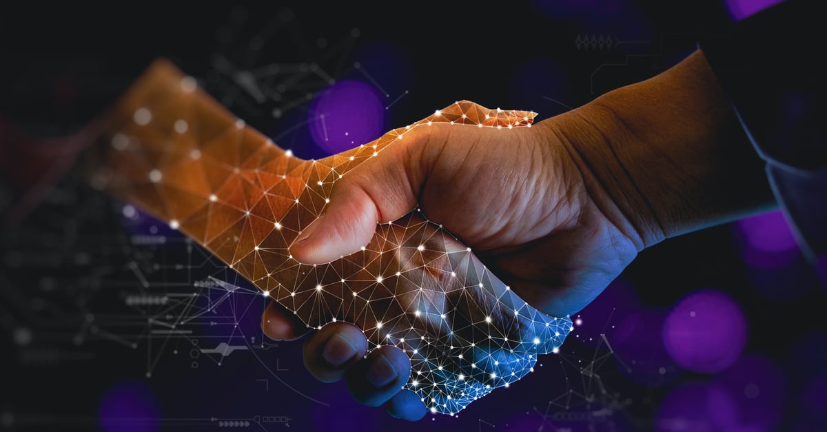 Virtual handshake