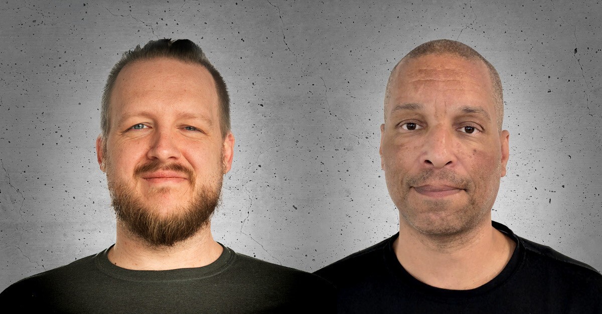 Headshots of Philip Courtney (left) and John Andrade (right).